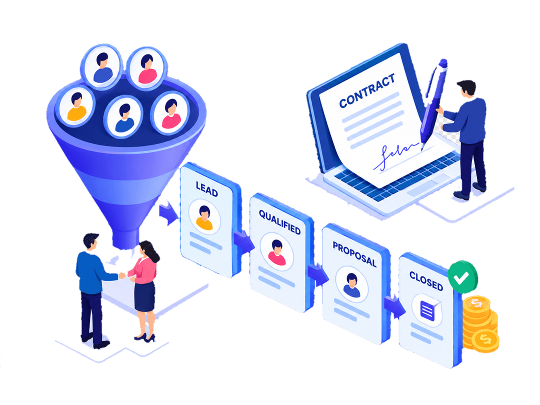 Sales Pipeline, Built In (CRM)